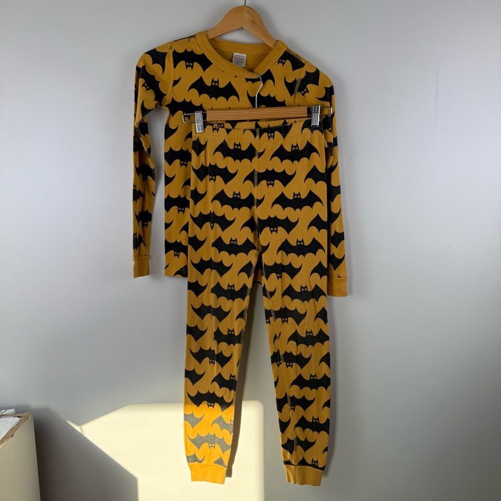 Hanna Andersson Size 150 US 12 Long John Pajama Set 37028 Halloween Night Flight